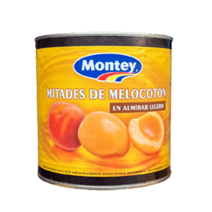 Mitades de Melocotón en Almíbar Ligero MONTEY (3kg)