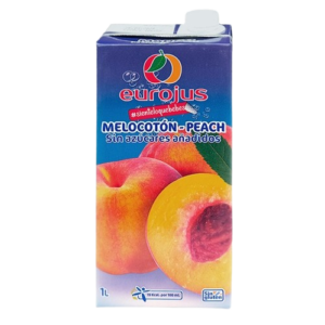 Néctar de Melocotón sin azúcar EUROJUS (1L)
