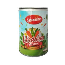 Verduras Mixtas enlatadas SABROSÍSIMO (425g)