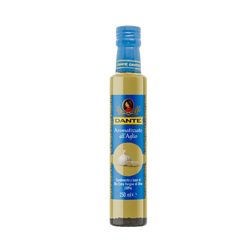 Oliva Aceite Extra Virgen Aromatizado Al Aglio DANTE (250ml)