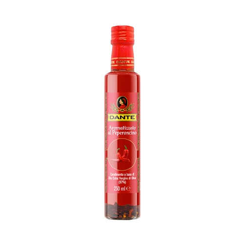 Oliva Aceite Extra Virgen Aromatizado Al Peperoncino DANTE (250ml)