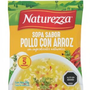 Sopa Sabor Pollo con arroz NATUREZZA (60g)