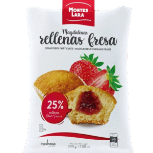 Magdalenas fresa MONTES LARA (200g)
