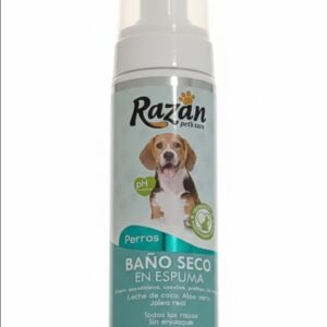 Baño seco en espuma para perros Razán pet's care (200ml)