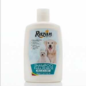 Champú para perros de pelaje claro Razán (300ml)