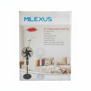 Ventilador de pie recargable