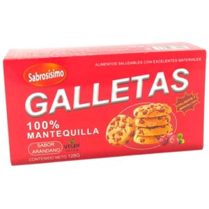 Galletas Sabor Arándano SABROSÍSIMO 128g