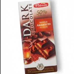 Chocolate Amargo 50% con Sabor a Amaretto (100g)