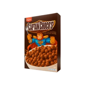 Cereal de maíz con sabor a chocolate endulzado natural y artificialmente Kiggins (326 g / 11.5 oz)
