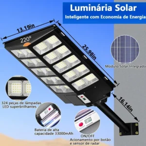 Lampara Solar con Panel